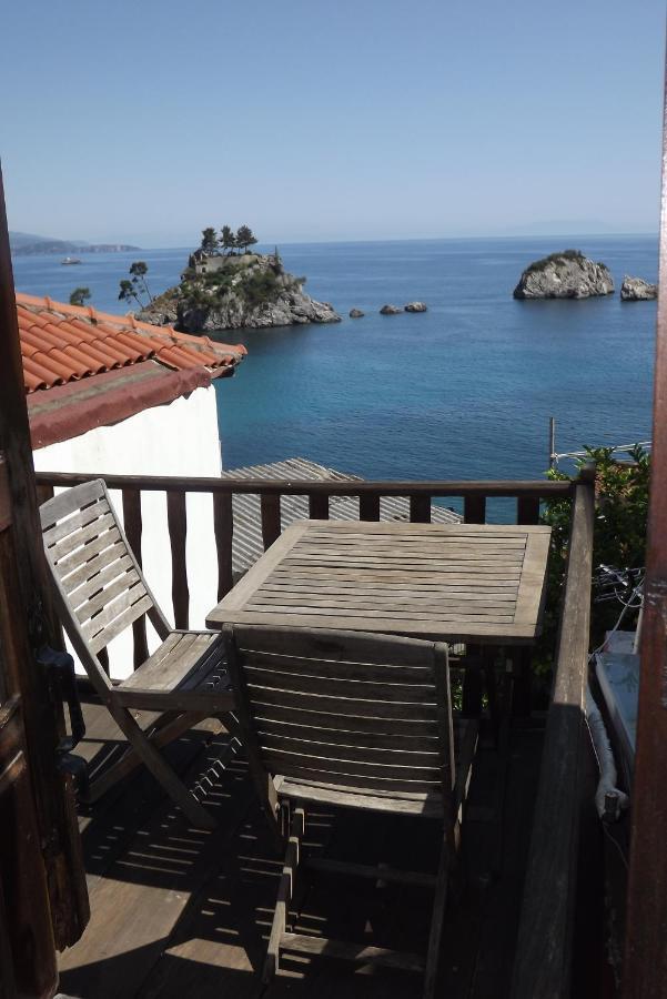 Appartamento Blaue Welle Haus Parga Esterno foto