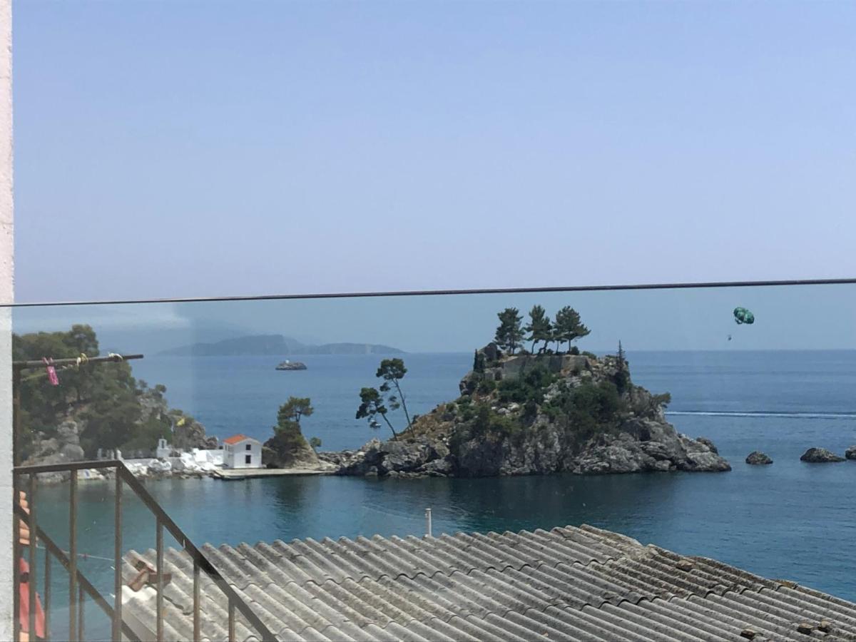 Appartamento Blaue Welle Haus Parga Esterno foto