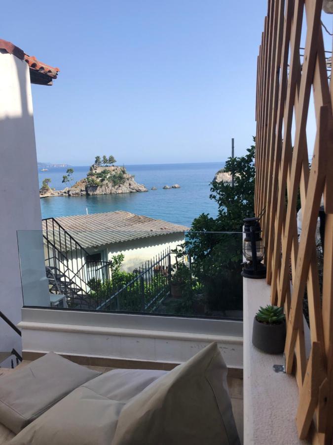 Appartamento Blaue Welle Haus Parga Esterno foto